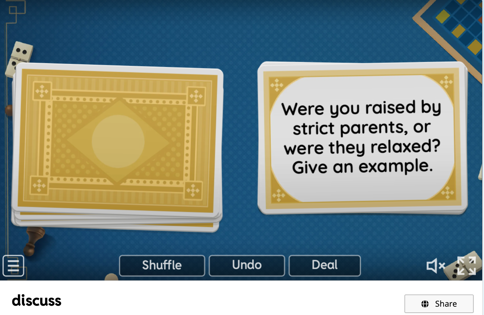 Reported speech game slide