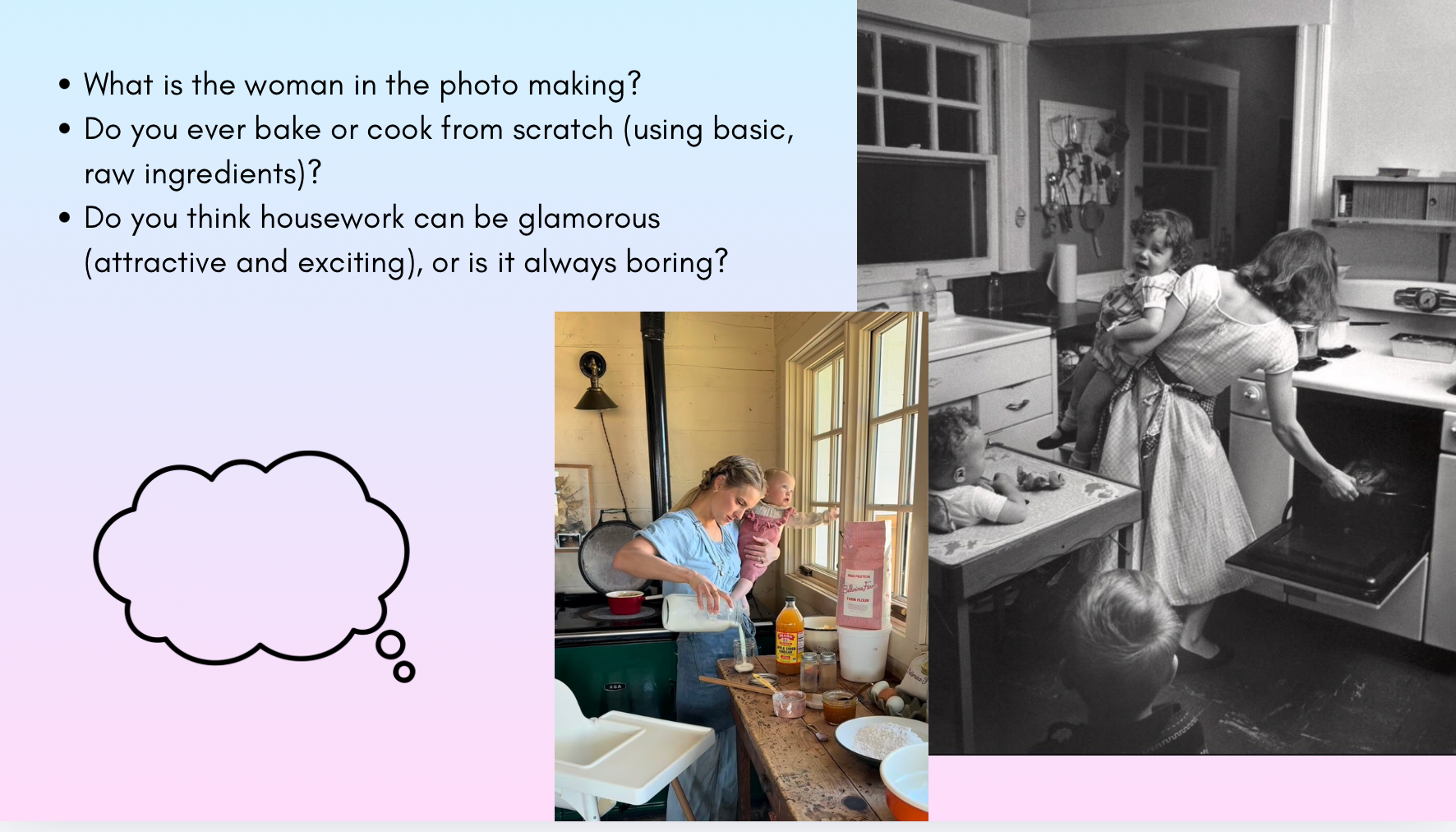 Cook from scratch vocabulary slide